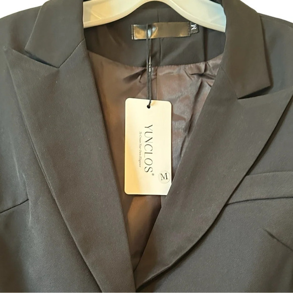 NWT Women's Casual Long Sleeve Button Work Office Blazer Jacket - Picture 2 of 5